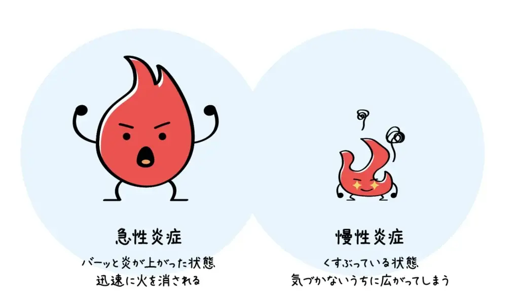図：急性と慢性の違い